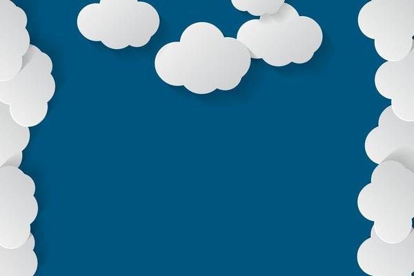 cloud set background.Cloud flat.llustration vector