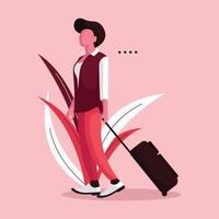 Tourism Vacation flat vector illustration