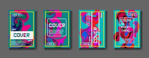 Minimum vector coverage. A set of modern abstract covers. Creative popart triangle element vector. Geometric booklet cover template design. abstract cover.