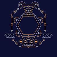 Sacred geometry pattern for background, poster.Eps 10 vector
