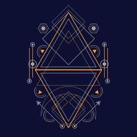 Sacred geometry pattern for background, poster.Eps 10 vector