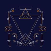 Sacred geometry pattern for background, poster.Eps 10 vector