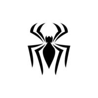 abstract spider logo icon black design vector