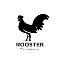 Rooster icon logo design template Vector Illustration