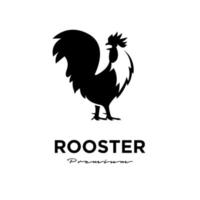 Rooster icon logo design template Vector Illustration