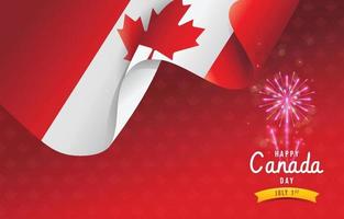 Happy Canada Day Background vector