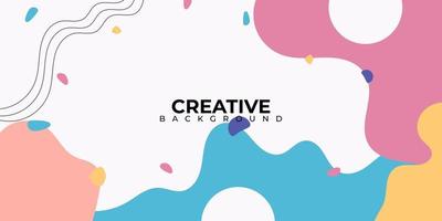 Creative artistic colorful abstract background vector