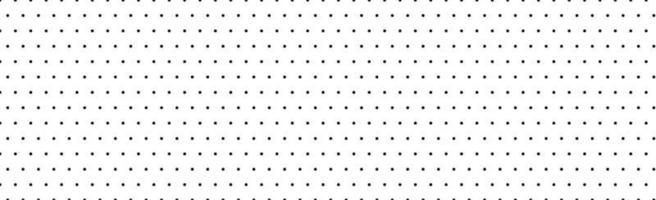 White panoramic pattern with black dots - Vector