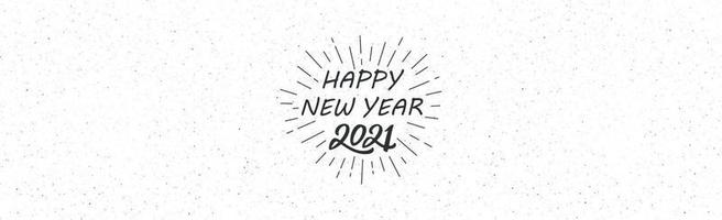 2021 wish new year on light background vector