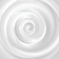 Cosmetic Cream Swirl Background Vector Illustration