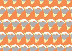 Vector texture background, seamless pattern. Hand drawn, orange, grey, yellow, white colors.