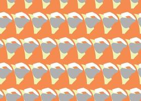 Vector texture background, seamless pattern. Hand drawn, orange, grey, yellow, white colors.