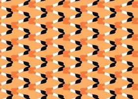 Vector texture background, seamless pattern. Hand drawn, orange, black, white colors.