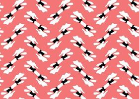 Vector texture background, seamless pattern. Hand drawn, red, black, white colors.