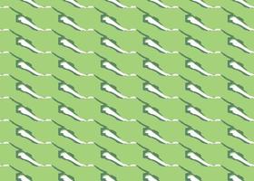 Vector texture background, seamless pattern. Hand drawn, green, white colors.