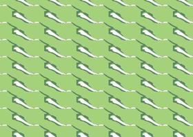 Vector texture background, seamless pattern. Hand drawn, green, white colors.