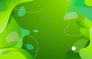 Green Organic Fluid Background vector
