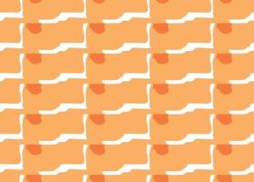 Vector texture background, seamless pattern. Hand drawn, orange, white colors.