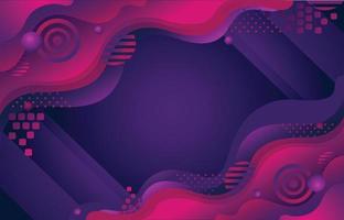 ondas de fondo morado dinámico vector