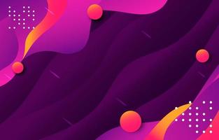 Dynamic Wavy Abstract Background vector