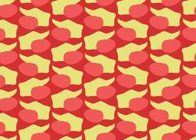 Vector texture background, seamless pattern. Hand drawn, red, yellow colors.