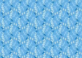 Vector texture background, seamless pattern. Hand drawn, blue, white colors.