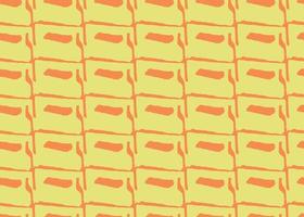 Vector texture background, seamless pattern. Hand drawn, yellow, orange colors.