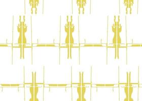 Vector texture background, seamless pattern. Hand drawn, yellow, white colors.