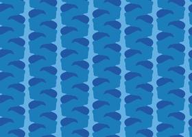 Vector texture background, seamless pattern. Hand drawn, blue colors.