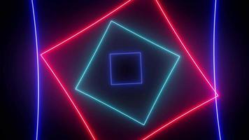 Abstract Digital Neon Background Seamless Loop video