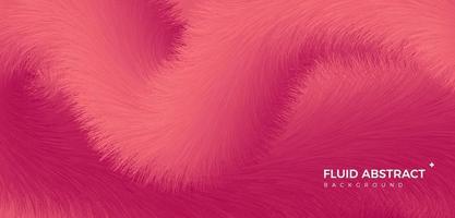 Trendy fashion high-end elegant warm red fur material abstract gradient background vector