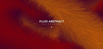 Warm color fashion trend fur texture fluid gradient abstract background vector