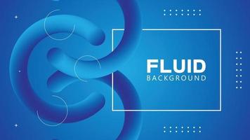 blue modern fluid background vector