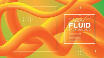 colorful fluid background vector