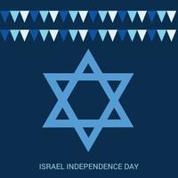 Vector illustration of a Background for Israel Independence Day.