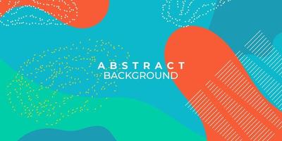 Abstract background fun colorful design vector