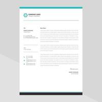 Elegant letterhead template design in minimalist style Free Vector