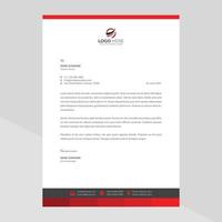 Elegant letterhead template design in minimalist style Free Vector