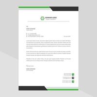 Elegant letterhead template design in minimalist style Free Vector