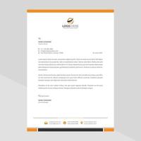 Elegant letterhead template design in minimalist style Free Vector