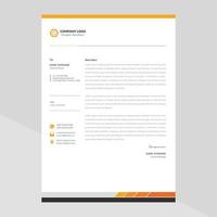 Elegant letterhead template design in minimalist style Free Vector