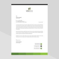 Elegant letterhead template design in minimalist style Free Vector