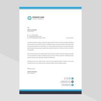 Elegant letterhead template design in minimalist style Free Vector