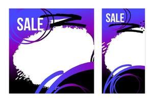 sale banner with place for text vector