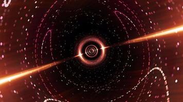 vorticoso spirale strisce di luce ciclo video