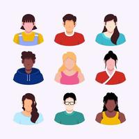 People Icon Collection vector
