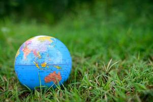 World Environment Day .Love the world .Hand holding a globe photo