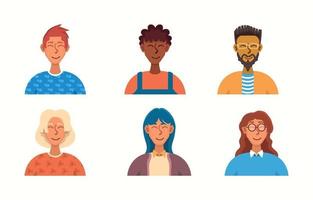 People Avatar Collection vector