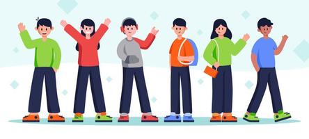 People Character Set vector