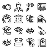 Pack of Ophthalmology vector